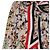 Burberry Blusa de cuello con lazada a rayas florales US Castaño - vista 7
