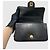 Chanel Bolsa de aba acolchoada com corrente dourada Series Preto - vista 6