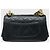 Chanel Bolsa de aba acolchoada com corrente dourada Series Preto - vista 9
