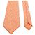 Hermès Cravatta in seta Orange Sandal Logo Chaîne d'Ancre Arancione - vista 3