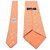 Hermès Cravatta in seta Orange Sandal Logo Chaîne d'Ancre Arancione - vista 5