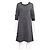Chanel Vestido de mezcla de cachemir para mujer Season CC Logo Button Rain Negro