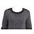 Chanel Vestido de mezcla de cachemir para mujer Season CC Logo Button Rain Negro - vista 2