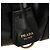 Prada Borsa Bonnie Medium in pelle Nera Nero - vista 6
