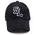 Saint Laurent Boucle Tweed Wool SL Logo Baseball Cap Schwarz - Ansicht 3