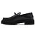 Kelly Hermès Mocassini Icone in vitello nero da uomo - vista 4