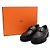 Kelly Hermès Mocassini Icone in vitello nero da uomo - vista 7