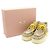 Miu Miu Botas Desert de cuña en ante lavado para mujer Dorado - vista 7