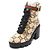 Gucci Botines de lana beige para mujer - vista 2