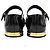 Chanel Ballerine Mary Jane in vernice Nero - vista 4