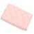 Chanel Cartera Classic Small de piel Caviar rosa con CC dorado - vista 8