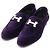 Hermès Mocassini da donna Violet Ponse Velvet Paris Porpora - vista 3