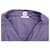 Hermès Camisa de algodón con cuello drapeado para mujer Púrpura  - vista 5