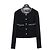 Chanel Giacca in tweed iridescente Nero