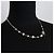 Chanel Collana a catena con logo CC in perle dorate da donna Season - vista 3