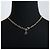 Chanel Collana a catena con logo CC in perle dorate da donna Season - vista 5