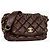 Chanel Bolsa de ombro com aba acordeão acolchoada Bubble Castanho escuro Marrom - vista 3