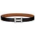 Hermès Reversible Belt with Buckle Black Gold - view 2