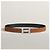 Hermès Reversible Belt with Buckle Black Gold - view 3