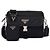 Prada Borsa a tracolla in nylon e pelle Saffiano Nero - vista 2