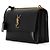 Saint Laurent Borsa a spalla media Monogram Sunset Gold Nera Nero - vista 6