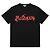 Alexander Mcqueen T-Shirt für Herren mit rotem Logo Schwarz