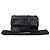 Saint Laurent Bolso de hombro West Flap de piel Monogram Negro