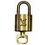 Louis Vuitton Padlock and Key Logo Metal medium D'oro - vista 2