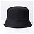 Marni Bucket Hat aus schwarzem Gabardine mit besticktem Logo - Ansicht 6