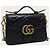 Gucci Mini borsa GG Marmont Matelassé nera con manico superiore Nero - vista 3