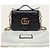Gucci Mini borsa GG Marmont Matelassé nera con manico superiore Nero - vista 7
