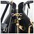 Louis Vuitton Borsa a tracolla Montaigne MM Empreinte Nera Nero - vista 4