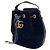 Gucci Borsa a secchiello GG Marmont in velluto Borsa Tote Borsa a tracolla Nero - vista 3