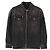 Versace Camicia in denim Stop Wash Dirty Black Nero