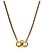 Céline Triomphe Round Cubic Gold Halskette - Ansicht 2