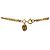Céline Triomphe Round Cubic Gold Halskette - Ansicht 3