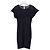 Chanel Gestepptes Strickkleid in Schwarz