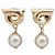 Salvatore Ferragamo Pearl Gancini Ohrringe