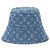 Louis Vuitton Cappello bucket in denim blu