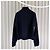 Céline Triomphe Wollstrick-Pullover mit Reißverschluss Blau - Ansicht 6