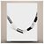 Céline Collar Triomphe Onyx, Howlite Latón con Acabado en Rodio Negro Blanco Plata - vista 3