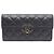 Chanel Portafoglio lungo con logo CC in nappa Nero - vista 12