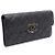Chanel Portafoglio lungo con logo CC in nappa Nero - vista 13