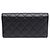 Chanel Portafoglio lungo con logo CC in nappa Nero - vista 14