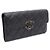 Chanel Portafoglio lungo con logo CC in nappa Nero - vista 2