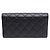 Chanel Portafoglio lungo con logo CC in nappa Nero - vista 3