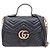 Gucci Borsa a mano e a tracolla GG Marmont Small Matelassé con manico superiore Nero