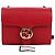 Gucci Bolso pequeño de cadena rojo Roja