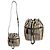 Burberry Borsa a Secchiello in Nylon Icon Archive Beige - vista 6