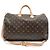 Louis Vuitton Monogram Bandoulière Speedy Marrone - vista 4